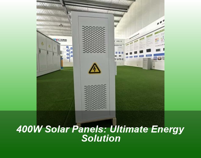 400W Solar Panels: Ultimate Energy Solution